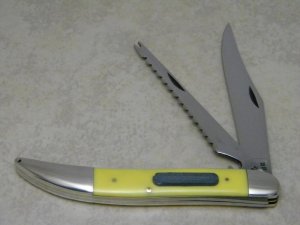 Case XX Stainless USA 4 Dot (1976) Yellow 32095 Toothpick Fish Knife
