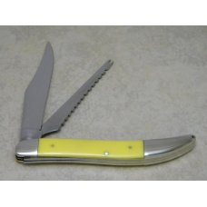 Case XX Stainless USA 4 Dot (1976) Yellow 32095 Toothpick Fish Knife Case XX Stainless USA 4 Dot (1976) Yellow 32095 Toothpick Fish Knife