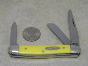 Case XX USA 2 Dot (1978) Yellow 3318HE Stockman Knife