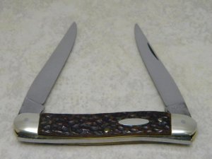 Olsen Knife Co. Solingen Germany Bone Muskrat Knife