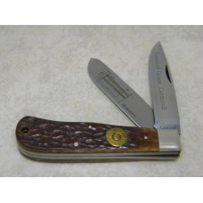 Camillus NY USA CCC-1 Bone Classic Cartridge 45-70 GOV'T Jumbo Trapper Knife in Box Camillus NY USA CCC-1 Bone Classic Cartridge 45-70 GOV'T Jumbo Trapper Knife in Box