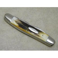 Case XX Stainless USA 2 Dot (1978) Gen. Stag SSP Red Etch Muskrat Knife Case XX Stainless USA 2 Dot (1978) Gen. Stag SSP Red Etch Muskrat Knife