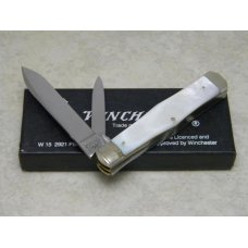 Winchester Trademark USA 1992 Pearl 2921GS Coffin Jack Knife in Box Winchester Trademark USA 1992 Pearl 2921GS Coffin Jack Knife in Box