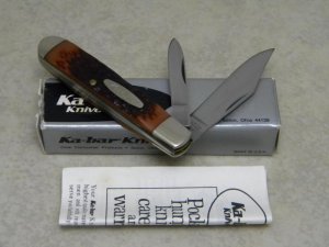 Ka-Bar 1026 USA Delrin Small Jack Knife in Box c.1966-1982