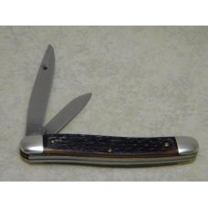 John Primble Belknap Inc. USA Peachseed Jigged Delrin Model 702 Medium Jack Knife John Primble Belknap Inc. USA Peachseed Jigged Delrin Model 702 Medium Jack Knife