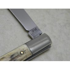 RM Szankovits Made in Hungary Genuine Stag Folding Melon Tester Knife
