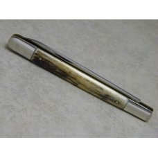 RM Szankovits Made in Hungary Genuine Stag Folding Melon Tester Knife