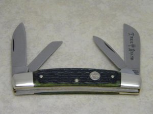 Heinr Boker & Co. Baumwerk Solingen Germany Alemania Tree Brand Green Bone Large Congress Knife