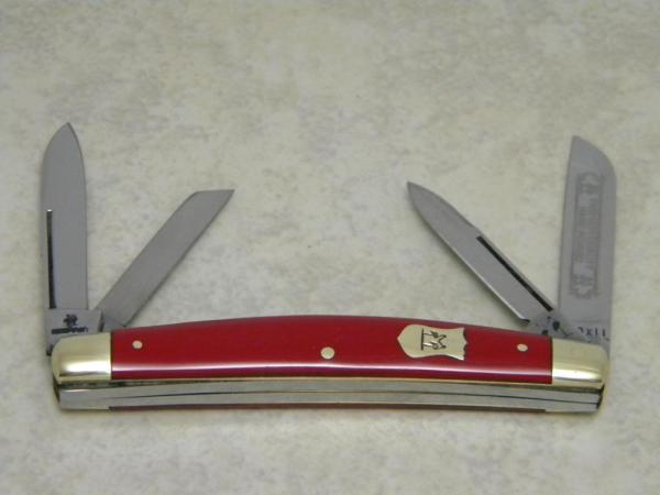 Robt. Klaas Kissing Crane Solingen Germany Red 1740 Congress Knife c.1973 Robt. Klaas Kissing Crane Solingen Germany Red 1740 Congress Knife c.1973