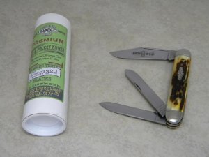 Great Eastern Cutlery Northfield UN-X-LD 2008 Burnt Stag 541308 Big Whittler Knife in Tube