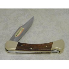 Puma Germany Stainless Wood 960 Cub Folding Lockback Knife c.1986 in Box