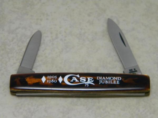 Case XX Stainless USA 1905-1980 Diamond Jubilee 75th Anniversary Tortoise Shell 278 Pen Knife Case XX Stainless USA 1905-1980 Diamond Jubilee 75th Anniversary Tortoise Shell 278 Pen Knife