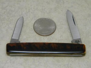 Case XX Stainless USA 1 Dot (1979) Tortoise Shell 278 Pen Knife