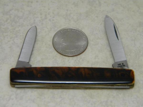 いいスタイル Case Knife Pen 278 Shell Tortoise (1979) Dot 1 USA Stainless XX 着物・浴衣