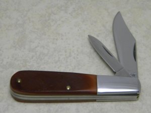 Ka-Bar 1013 USA Saw Cut Delrin Barlow Knife c.1966-1982