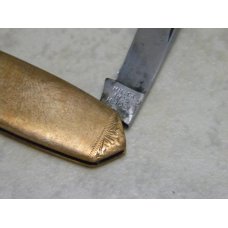 Miller Bros. Meriden Brass 2 Blade Gentleman's Dolphin Lobster Knife c.1872-1926 Miller Bros. Meriden Brass 2 Blade Gentleman's Dolphin Lobster Knife c.1872-1926
