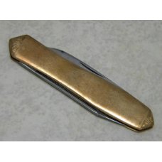 Miller Bros. Meriden Brass 2 Blade Gentleman's Dolphin Lobster Knife c.1872-1926