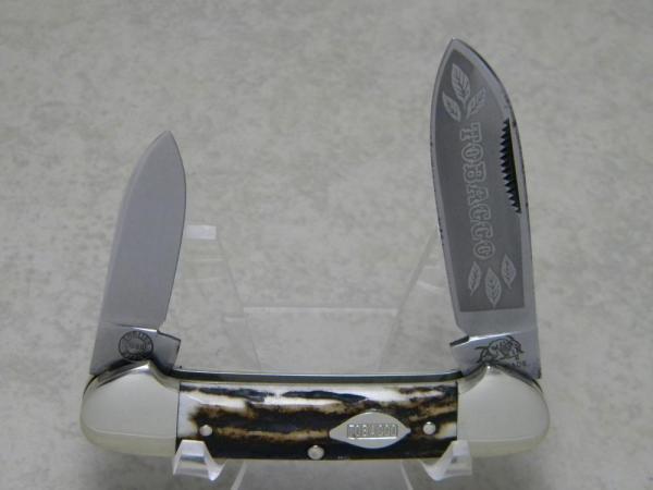 Bulldog Brand Solingen Germany 1986 Stag Tobacco Canoe Knife Bulldog Brand Solingen Germany 1986 Stag Tobacco Canoe Knife