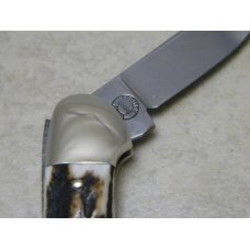 Bulldog Brand Solingen Germany 1986 Stag Tobacco Canoe Knife Bulldog Brand Solingen Germany 1986 Stag Tobacco Canoe Knife