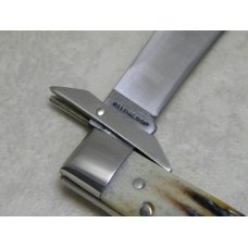 Case XX Stainless USA 3 Dot (1977) Stag 5111 1/2 Blue Scroll Cheetah Pattern Knife Case XX Stainless USA 3 Dot (1977) Stag 5111 1/2 Blue Scroll Cheetah Pattern Knife