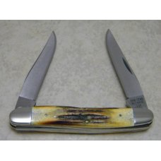 Case XX Stainless USA 2 Dot (1978) Gen. Stag SSP Red Etch Muskrat Knife Case XX Stainless USA 2 Dot (1978) Gen. Stag SSP Red Etch Muskrat Knife
