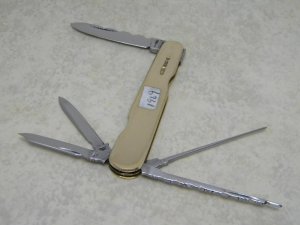 George Ibberson & Co. LTD. Sheffileld Gold 5 Blade Lobster Knife Stan Shaw (Unsigned) c.1969