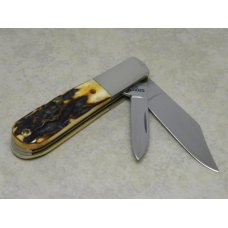 Case XX Bradford PA USA 1992 Stag 52009 1/2 SS Barlow Knife Case XX Bradford PA USA 1992 Stag 52009 1/2 SS Barlow Knife