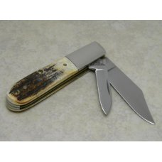 Case XX USA 1 Dot (1999) Stag 52009 1/2 SS Barlow Knife Case XX USA 1 Dot (1999) Stag 52009 1/2 SS Barlow Knife