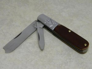 Boker Tree Brand Saw Cut Delrin #495 Razor Barlow Knife