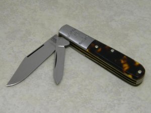 Boker Solingen Germany Tree Brand Imitation Tortoise Shell Barlow Knife