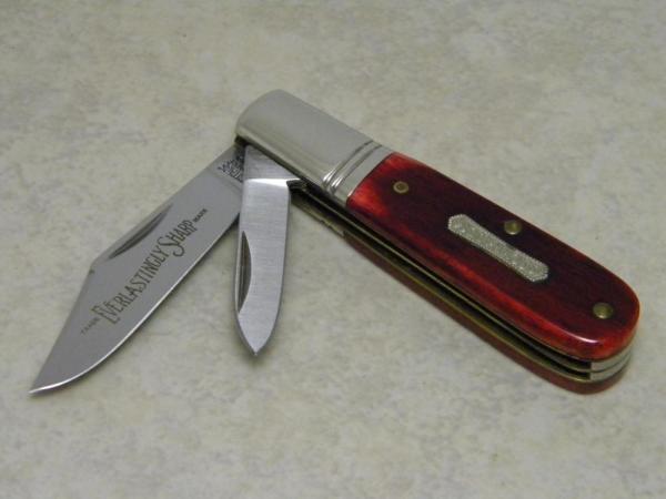 Heritage Schrade + NY USA Red Bone 2661 Everlastingly Sharp Barlow Knife c.1984 Heritage Schrade + NY USA Red Bone 2661 Everlastingly Sharp Barlow Knife c.1984