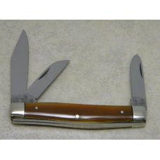 Buck Creek Indian Head Solingen Germany Celluloid 3 Blade Stockman Knife