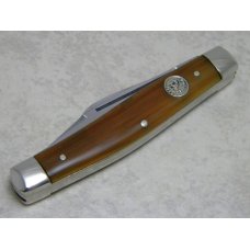 Buck Creek Indian Head Solingen Germany Celluloid 3 Blade Stockman Knife