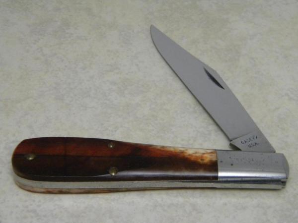 Case XX USA 1965-1969 Bone 6143 Daddy Barlow Knife