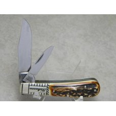 Bulldog Brand Solingen Germany 1986 Stag White Burley Ohio Tobacco Barlow Knife Bulldog Brand Solingen Germany 1986 Stag White Burley Ohio Tobacco Barlow Knife