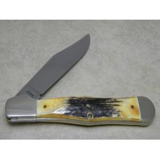 Case XX SS USA 5 Dot (1985) Stag C51050 Case Collectors Club Folding Hunter Coke Bottle Knife Case XX SS USA 5 Dot (1985) Stag C51050 Case Collectors Club Folding Hunter Coke Bottle Knife