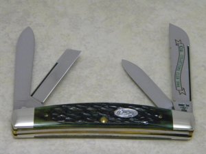 Case XX SS USA 6 Dot 1984 Case Collectors Club Green Bone G64088 Congress Knife