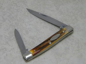 Case XX USA 1965-1969 Stag 5233 Little 2 Blade Stockman Knife