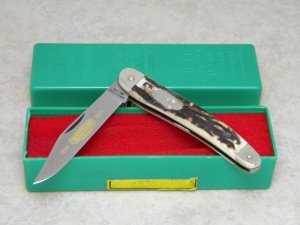 Puma Germany Stainless A.G. Russel 1974 Luger Pistole 08 Stag Pocket Knife in Box