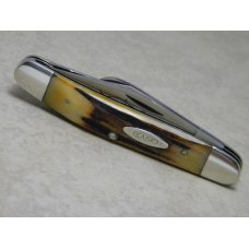 Case XX Stainless USA 3 Dot (1977) Stag 5347 HP SSP Blue Scroll Stockman Knife Case XX Stainless USA 3 Dot (1977) Stag 5347 HP SSP Blue Scroll Stockman Knife