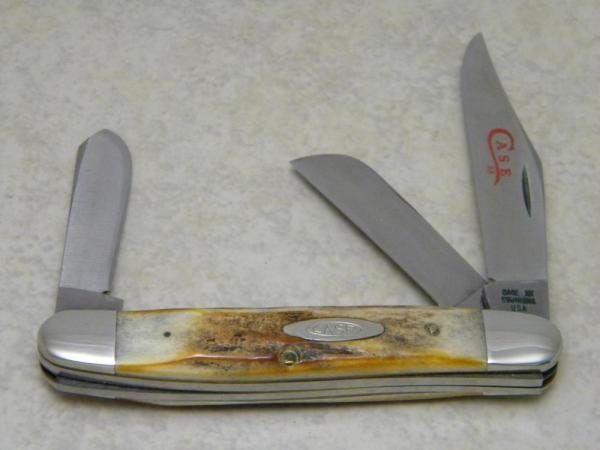Case XX Stainless USA 2 Dot (1978) Stag 5347 HP SSP Red Etch Stockman Knife Case XX Stainless USA 2 Dot (1978) Stag 5347 HP SSP Red Etch Stockman Knife