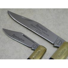 Remington Made in USA Limited Edition 1 of 1000 Black Barlow & Daddy Barlow Knife Set in Box Remington Made in USA Limited Edition 1 of 1000 Black Barlow & Daddy Barlow Knife Set in Box