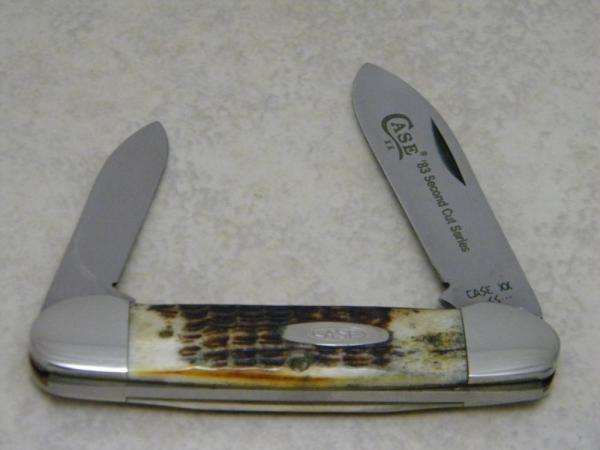 Case XX SS USA 7 Dot (1983) Second Cut Stag 52131 Canoe Knife Case XX SS USA 7 Dot (1983) Second Cut Stag 52131 Canoe Knife