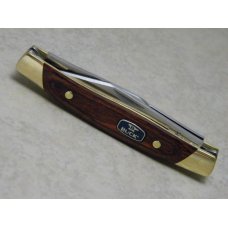 Buck 303 USA Wood & Brass Cadet Stockman Knife in Box c.2016 Buck 303 USA Wood & Brass Cadet Stockman Knife in Box c.2016