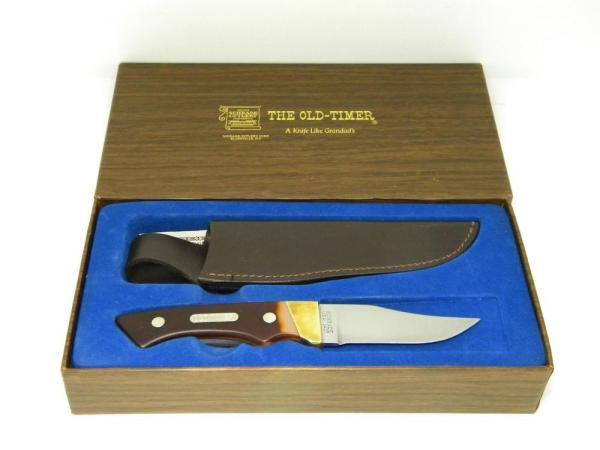 Schrade USA 14OT Old Timer Delrin Timberline Fixed Blade Sheath Knife in Box Schrade USA 14OT Old Timer Delrin Timberline Fixed Blade Sheath Knife in Box