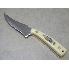 Schrade USA 155SC Scrimshawed Sharpfinger Liberty & Justice The Mayflower 1620 Sheath Knife in Box Schrade USA 155SC Scrimshawed Sharpfinger Liberty & Justice The Mayflower 1620 Sheath Knife in Box