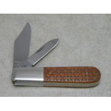 Case XX USA 2006 Basket Weave Bone 62009 1/2 SS Barlow Knife in Box Case XX USA 2006 Basket Weave Bone 62009 1/2 SS Barlow Knife in Box