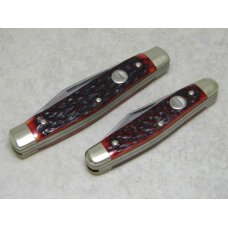 John Primble Belknap Inc. Red Bone American Game Bird Series 403B & 404B Stockman Knife Set in Box