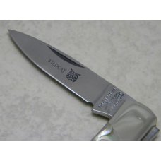 Parker Cut. Co. Surgical Steel Japan Abalone Pearl Wildcat Lockback Knife Parker Cut. Co. Surgical Steel Japan Abalone Pearl Wildcat Lockback Knife