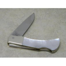 Parker Cut. Co. Surgical Steel Japan Genuine Mother of Pearl Little Mustang Lockback Knife Parker Cut. Co. Surgical Steel Japan Genuine Mother of Pearl Little Mustang Lockback Knife